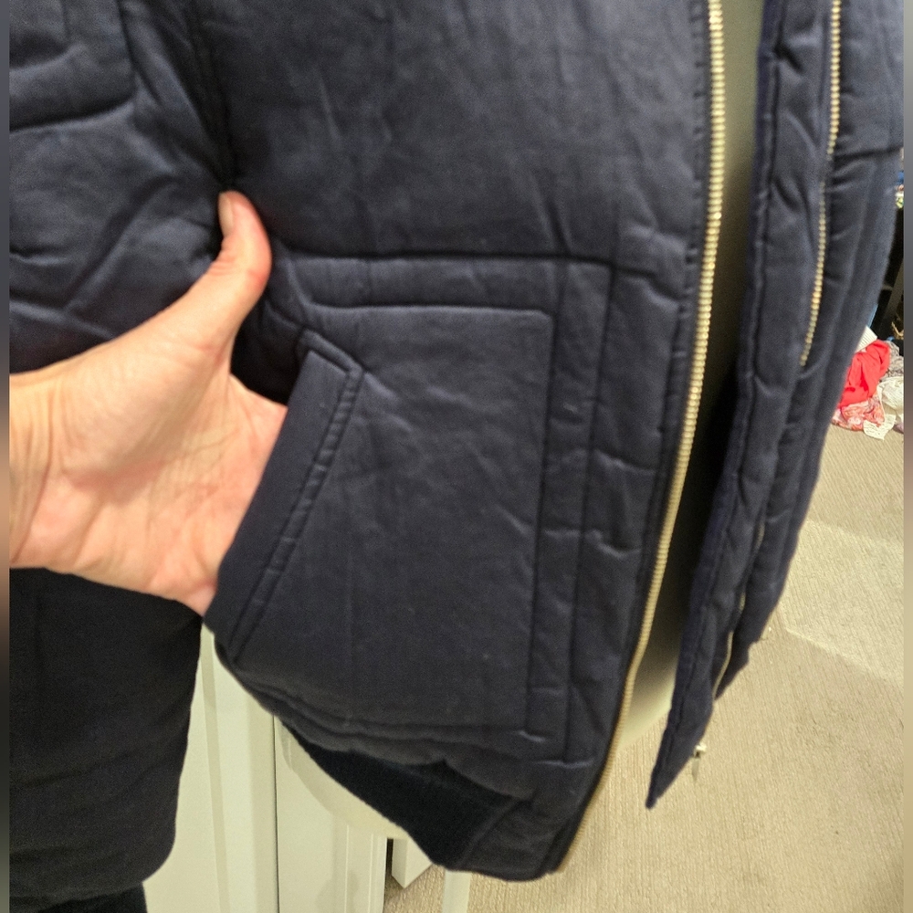 Isabel Marant Étoile Navy Blue Bomber Jacket EUC - Picture 7 of 17